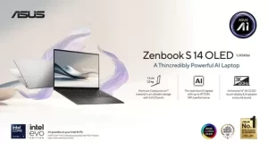“ASUS Zenbook S 14 OLED (UX5406): Laptop Tipis Premium Terbaru dengan Kekuatan Intel Core Ultra (Series 2)”