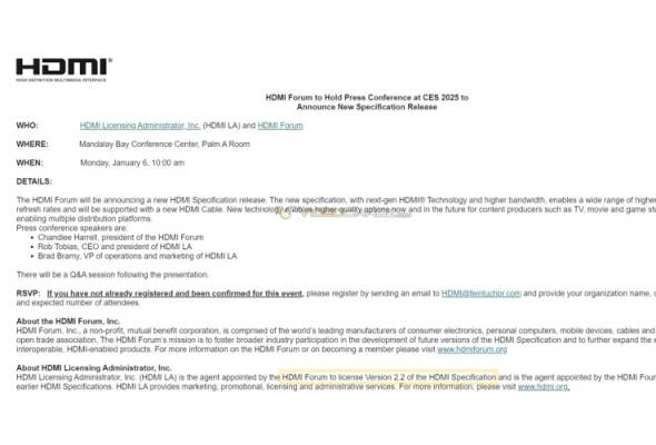 "HDMI 2.2 Siap Meluncur di CES 2025, Berikut Sedikit Bocorannya!"