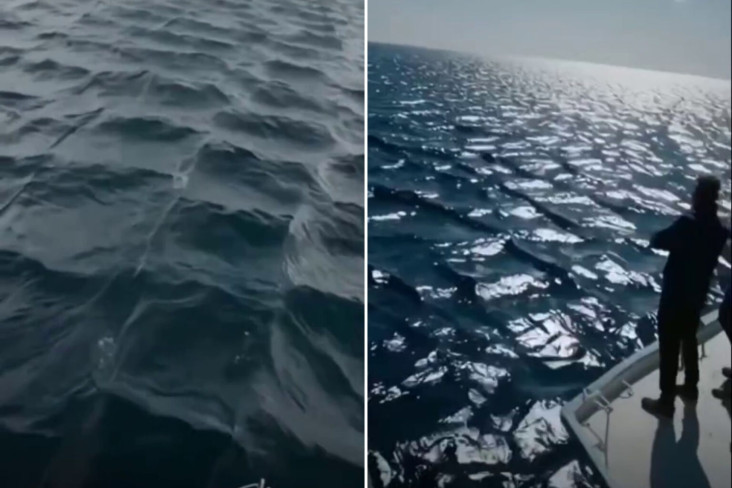 Luar Biasa! Fenomena Ajaib di Laut Turki: Gelombang Berbentuk Kotak Muncul dan Menarik Perhatian