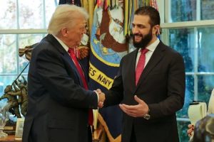 Pertemuan Pertama Presiden Suriah dengan Trump di Gedung Putih