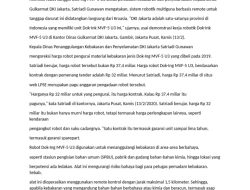 Pemkot Surabaya Perkenalkan Robot dan Mobil Hazmat Pemadam Kebakaran Canggih