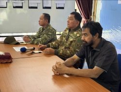 Menteri Pertahanan Didampingi Didit Soeharto Kunjungi Pengungsi Banjir Aceh