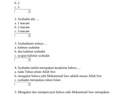 Uji Kemampuan Akademik Aqidah Akhlak Kelas 6 MI 2026: 50 Soal dan Jawaban