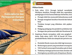 Kunci Jawaban Sejarah Kelas 11: Bab 1 Kolonialisme dan Perlawanan