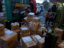 49 Jenis Bantuan Logistik Korban Banjir di Siau Tiba, Dikirim dengan 5 Kapal