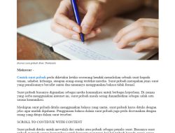 15 Contoh Surat Pribadi Lengkap dengan Struktur