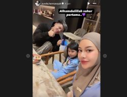 Aurel Saat Sahur di Tengah Kontroversi Geni Faruk dan Gen Halilintar, Pamer Atta dan Ameena