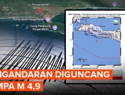 Dua Gempa Guncang Pangandaran dan Tasik Pagi dan Sore