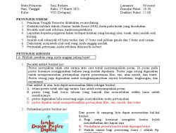 Kisi-kisi Ujian Seni Budaya Kelas 8 SMP Semester 2 2026