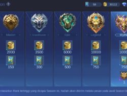 Berapa Tier di MLBB? Urutan Rank dari Terendah ke Tertinggi
