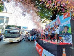 Ribuan Penggemar Honda Kembali Kampung Naik Bus AHM