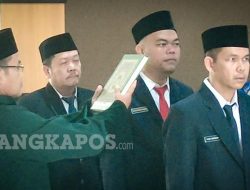 Bupati Basel Lantik Pejabat Eselon II dengan Sistem Promosi ASN