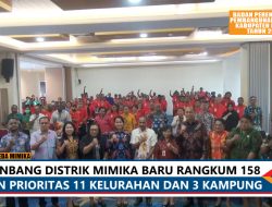 Distrik Mimika Baru ajukan 280 proyek infrastruktur untuk 2026