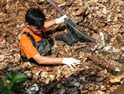 Kali Krukut Cinere Depok Tersumbat Sampah, Warga: Sudah 3 Bulan Ada Masalah