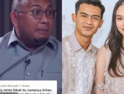Pernikahan Azizah Salsha Kembali Dibahas, Andre Rosiade Sebut Arhan yang Ingin Nikahi Putrinya